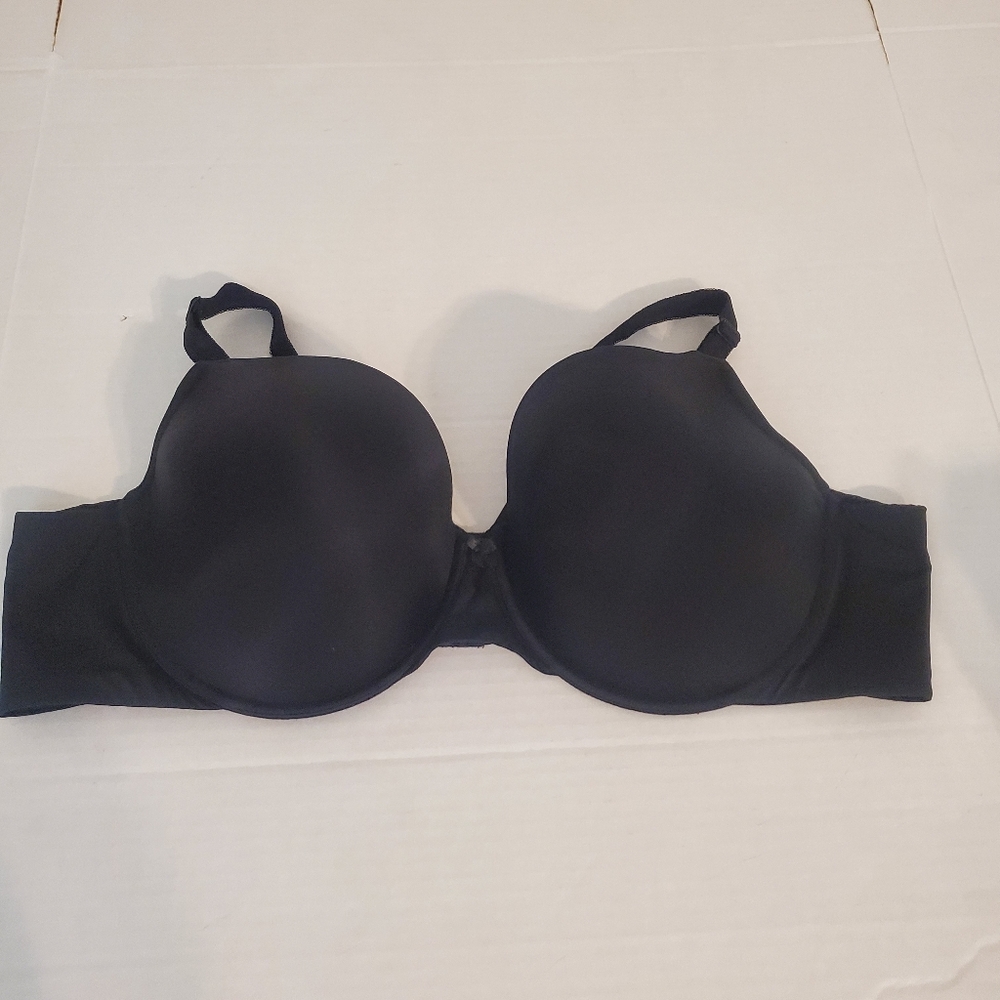 Torrid Curve Perfect Coverage Lightly Lined Smooth Bra Black Size 50B